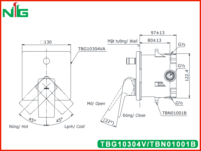 ban-ve-ky-thuat-bo-tron-nong-lanh-am-tuong-toto-TBG10304V-TBN01001B