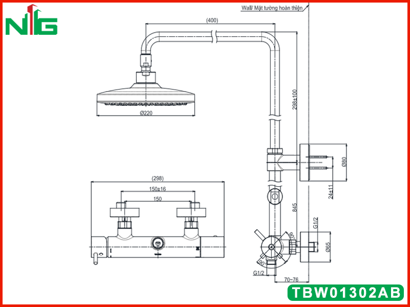 ban-ve-ky-thuat-sen-cay-nong-lanh-toto-TBW01302AB