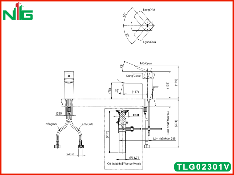 ban-ve-ky-thuat-voi-lavabo-nong-lanh-toto-TLG02301V