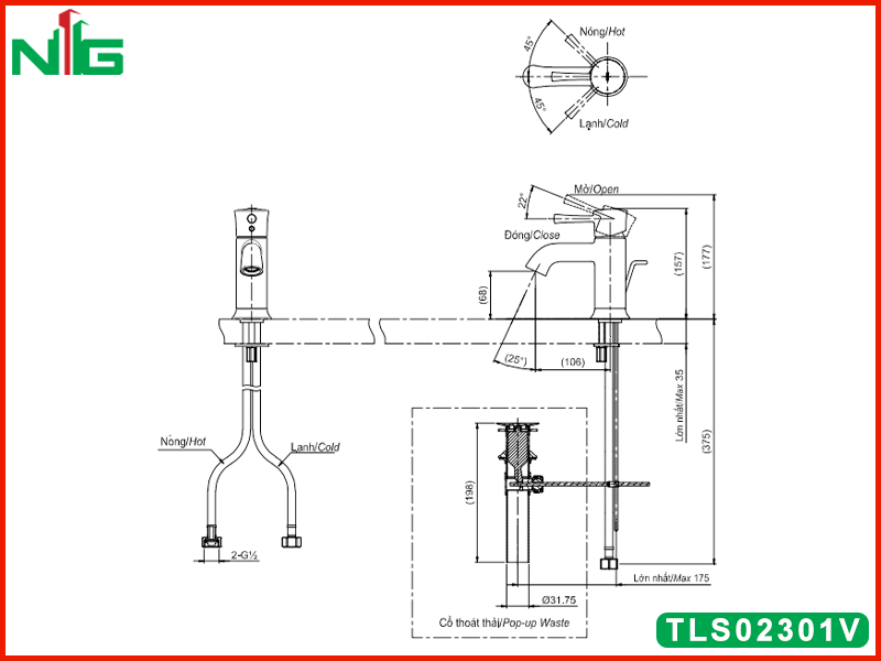 ban-ve-ky-thuat-voi-lavabo-nong-lanh-toto-TLS02301V