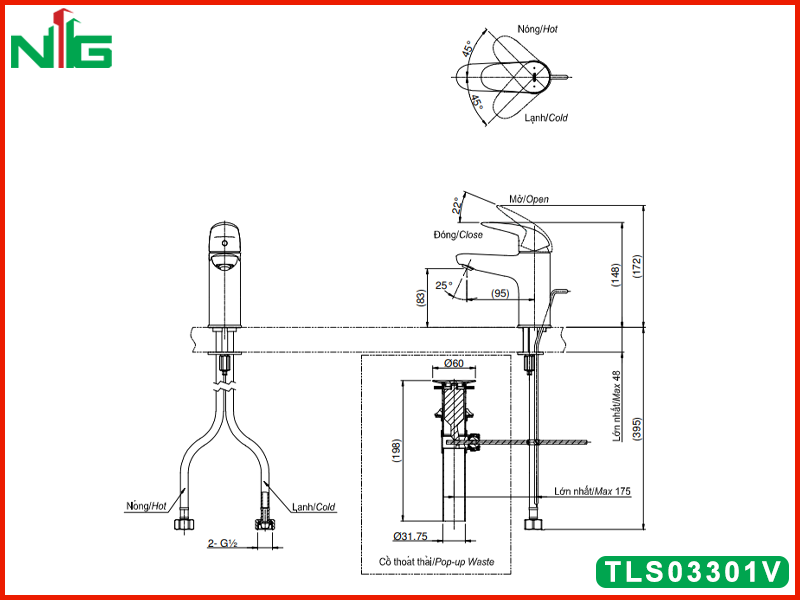 ban-ve-ky-thuat-voi-lavabo-nong-lanh-toto-TLS03301V