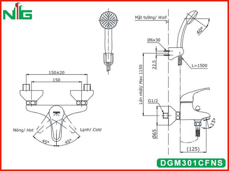 ban-ve-ky-thuat-voi-sen-nong-lanh-toto-DGM301CFNS 