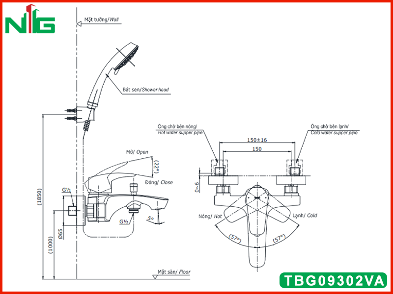 ban-ve-ky-thuat-bo-tron-sen-tam-nong-lanh-toto-TBG09302VA