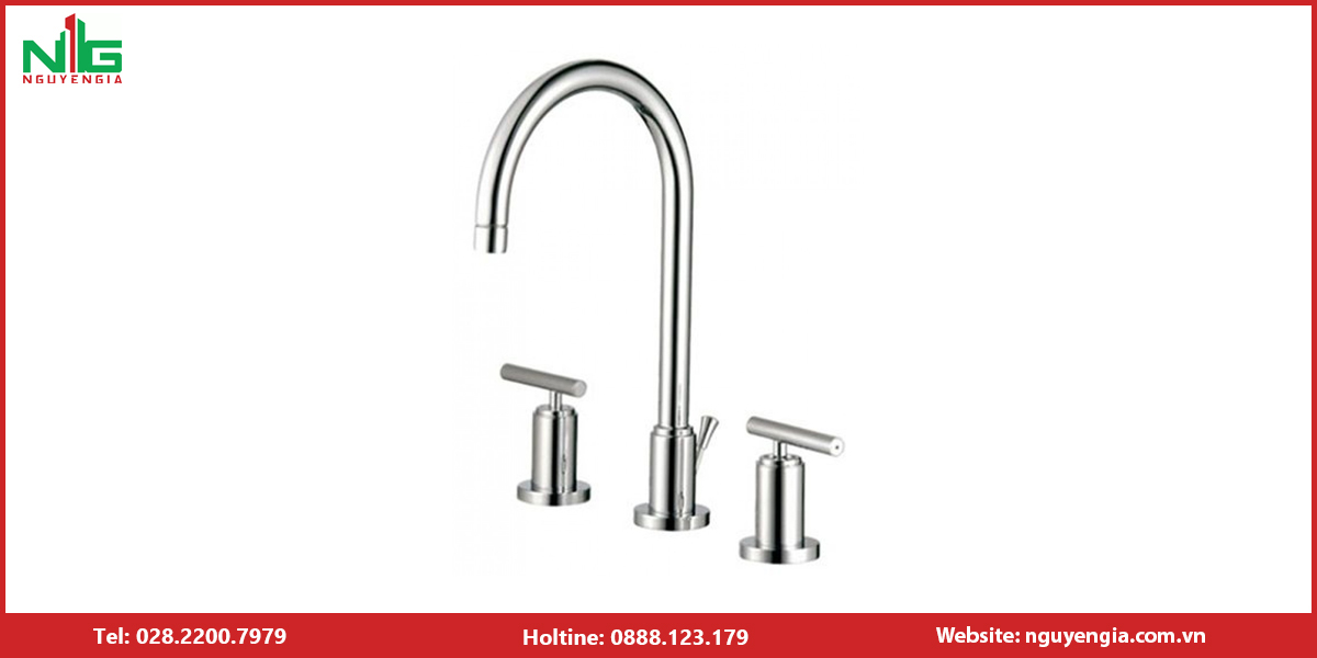 Vòi lavabo 3 lỗ COTTO