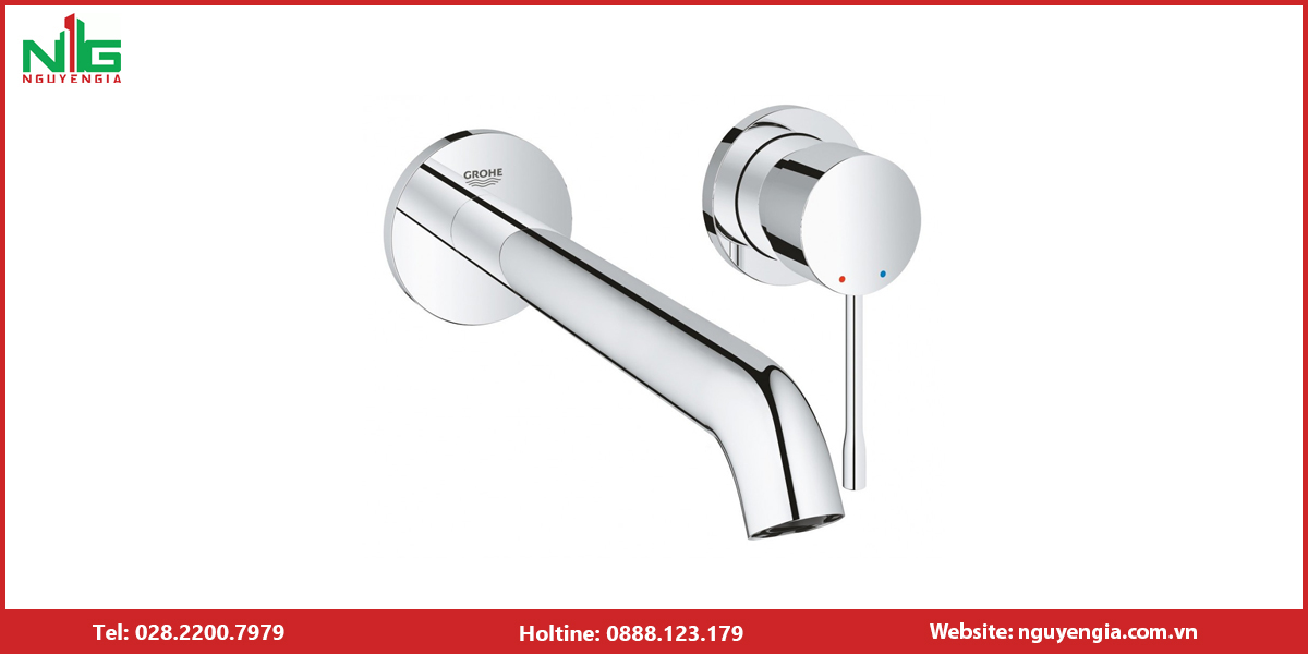 Vòi lavabo gắn tường