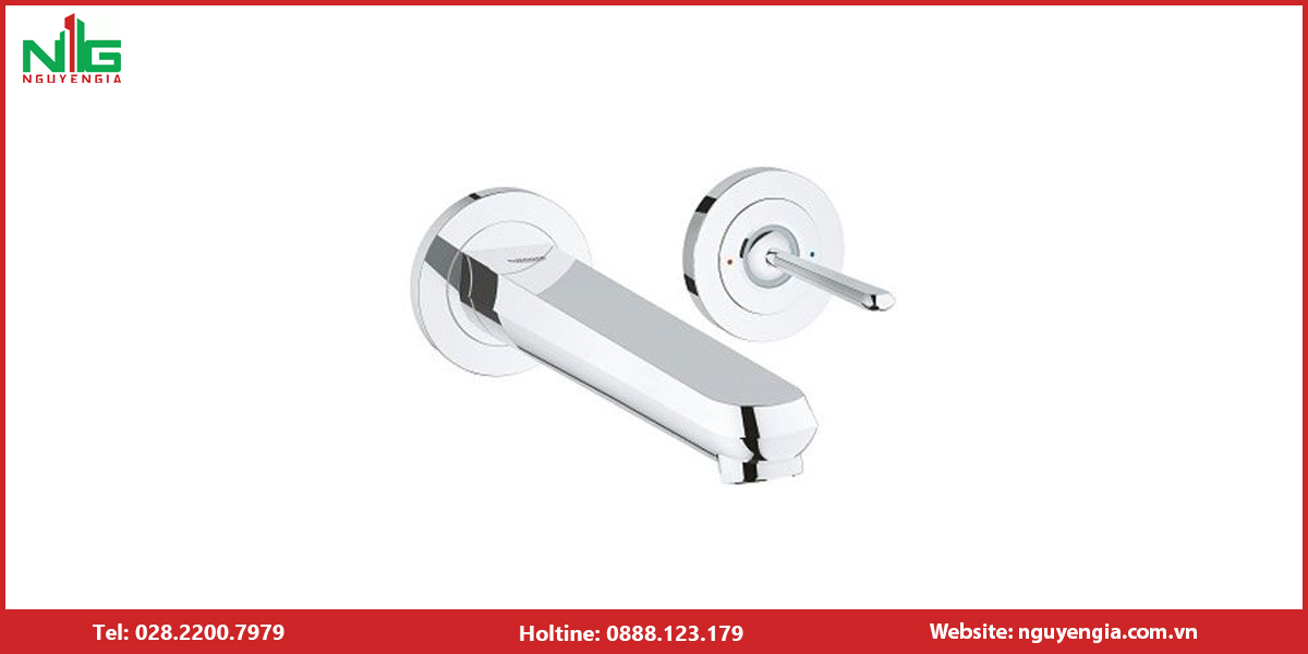 Vòi lavabo gắn tường