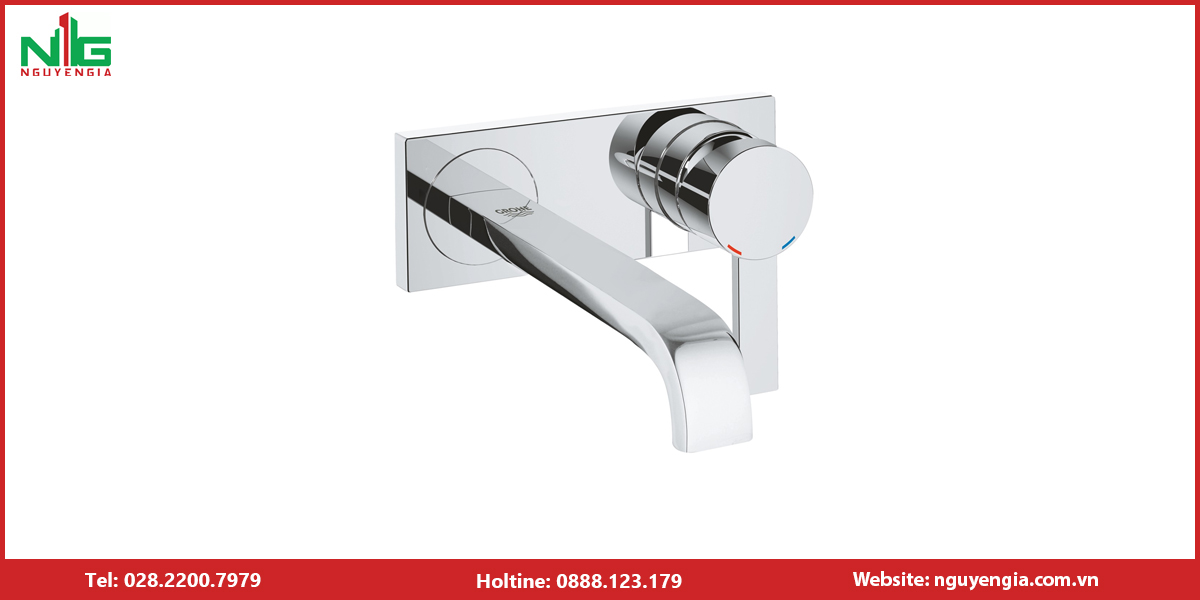 Vòi lavabo gắn tường