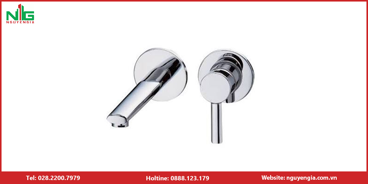 Vòi Lavabo Gắn Tường CAESAR