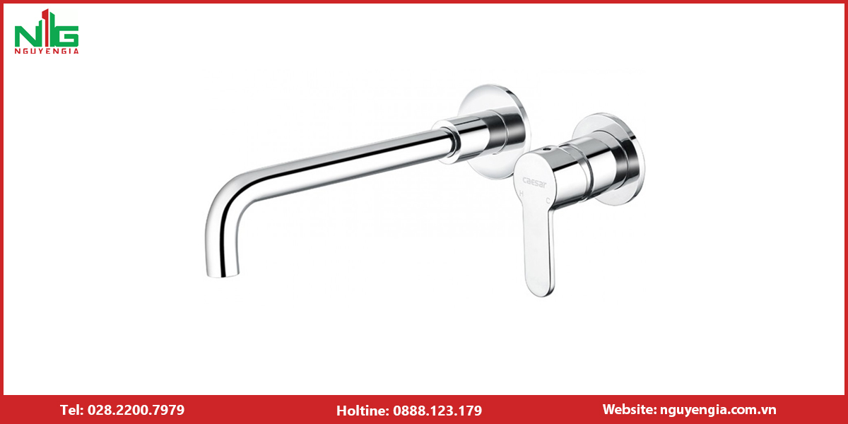 Vòi Lavabo Gắn Tường CAESAR