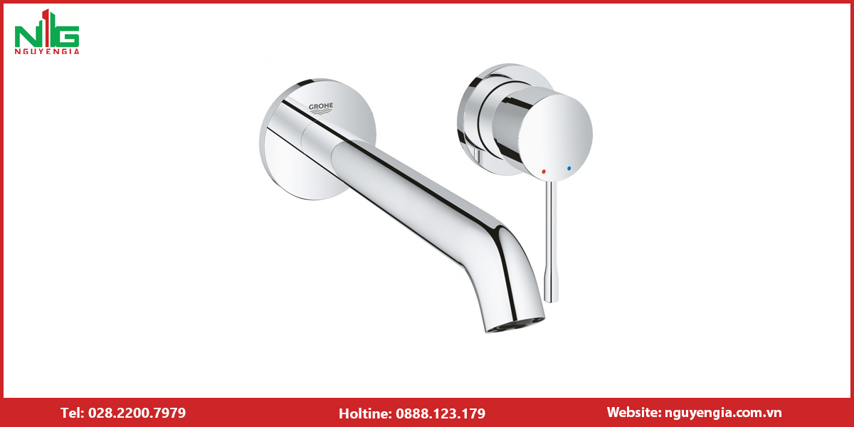 Vòi lavabo gắn tường